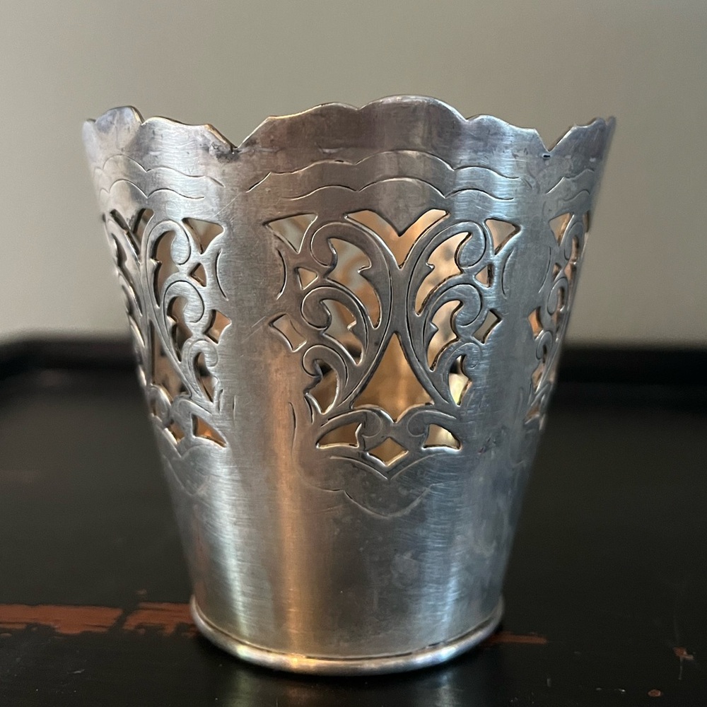 Denmark 🇩🇰 Silver Plated Pierced Piece